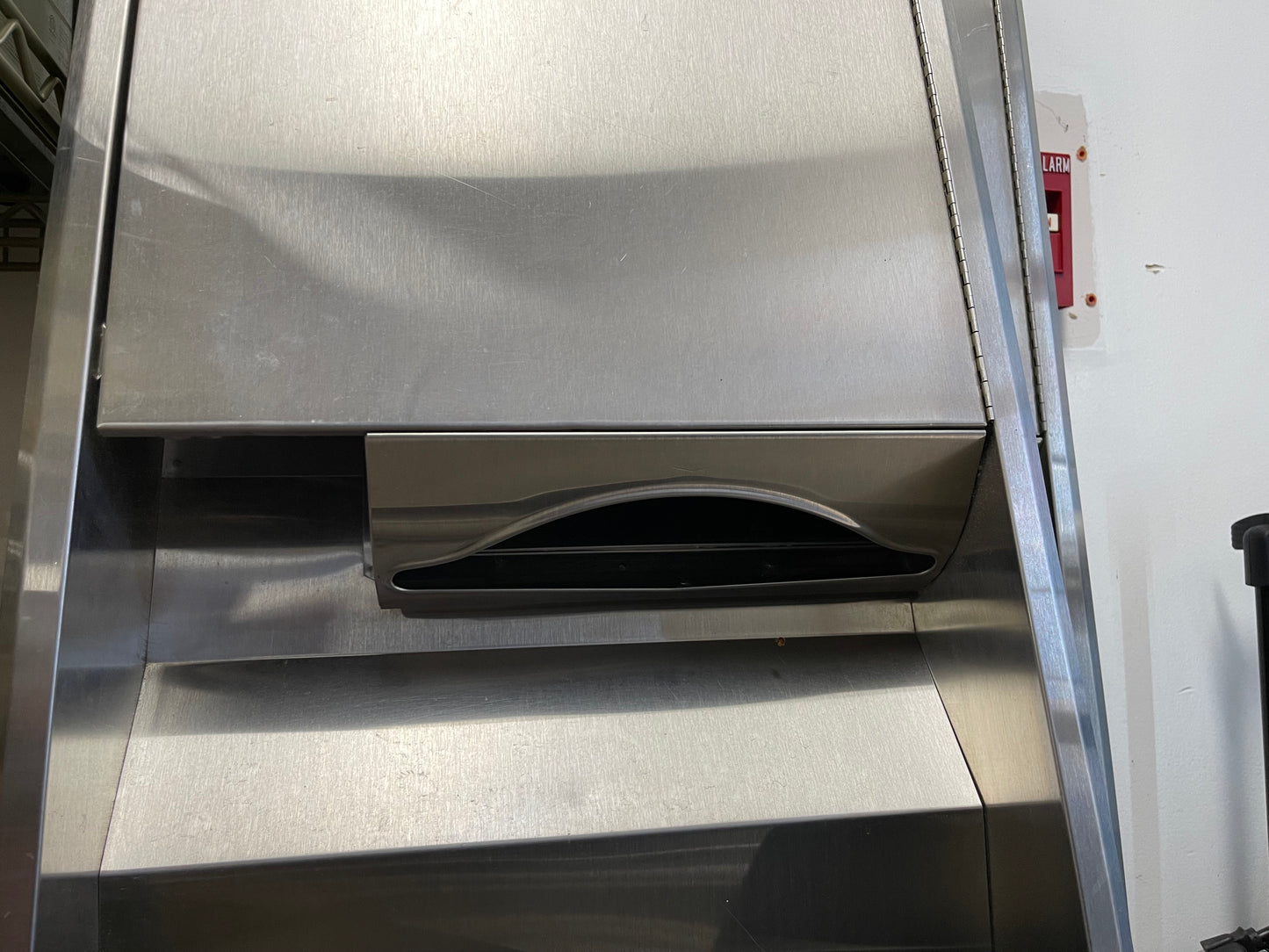Used Bobrick ClassicSeries Recessed Convertible Folded Paper Towel Dispenser/Receptacle