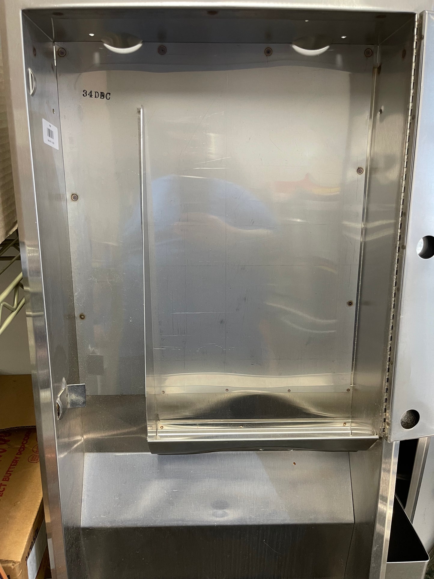 Used Bobrick ClassicSeries Recessed Convertible Folded Paper Towel Dispenser/Receptacle