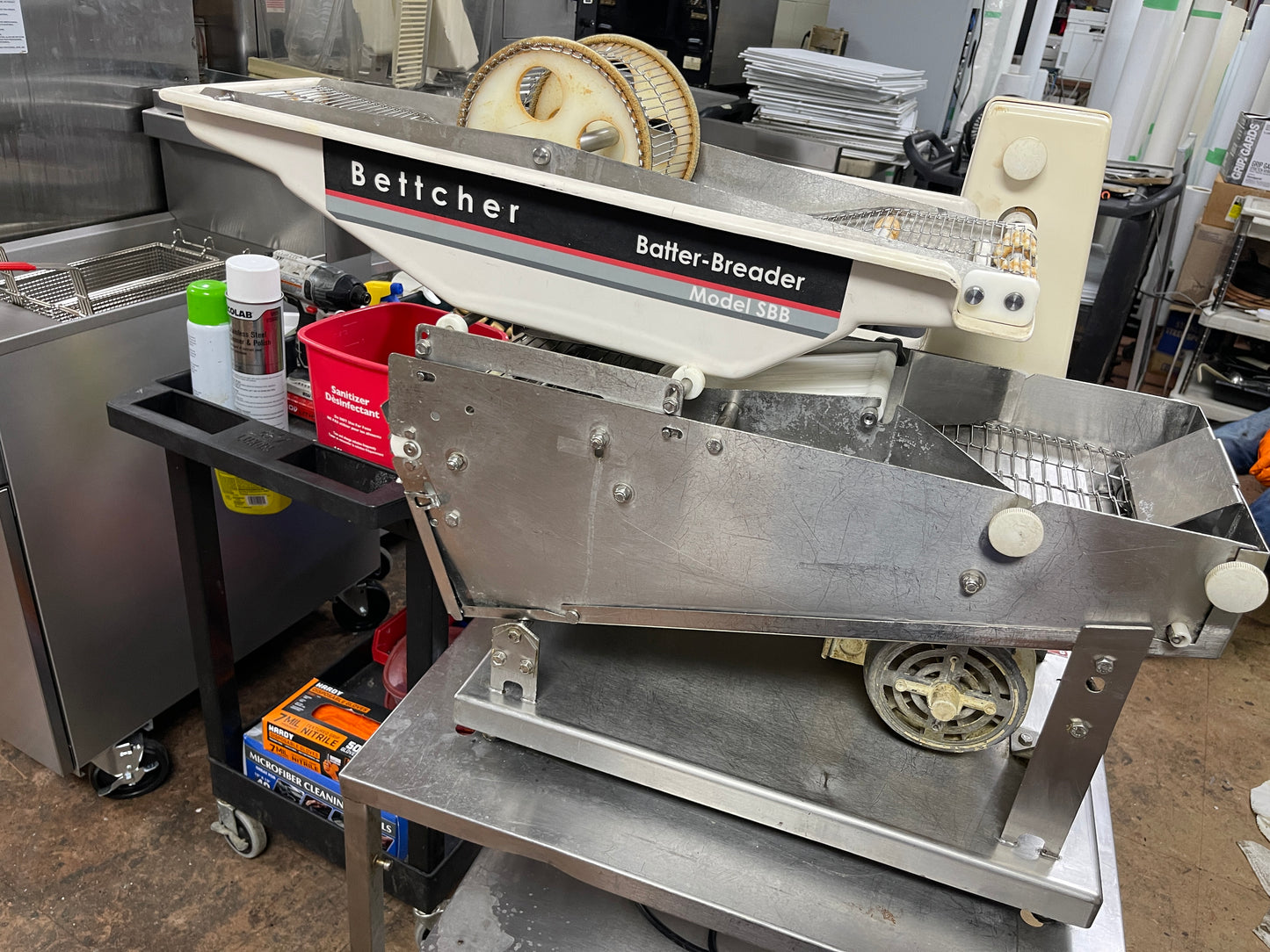 Used Bettcher SBB-1 Commercial Automatic Batter Breading Machine Breader 120V - 2