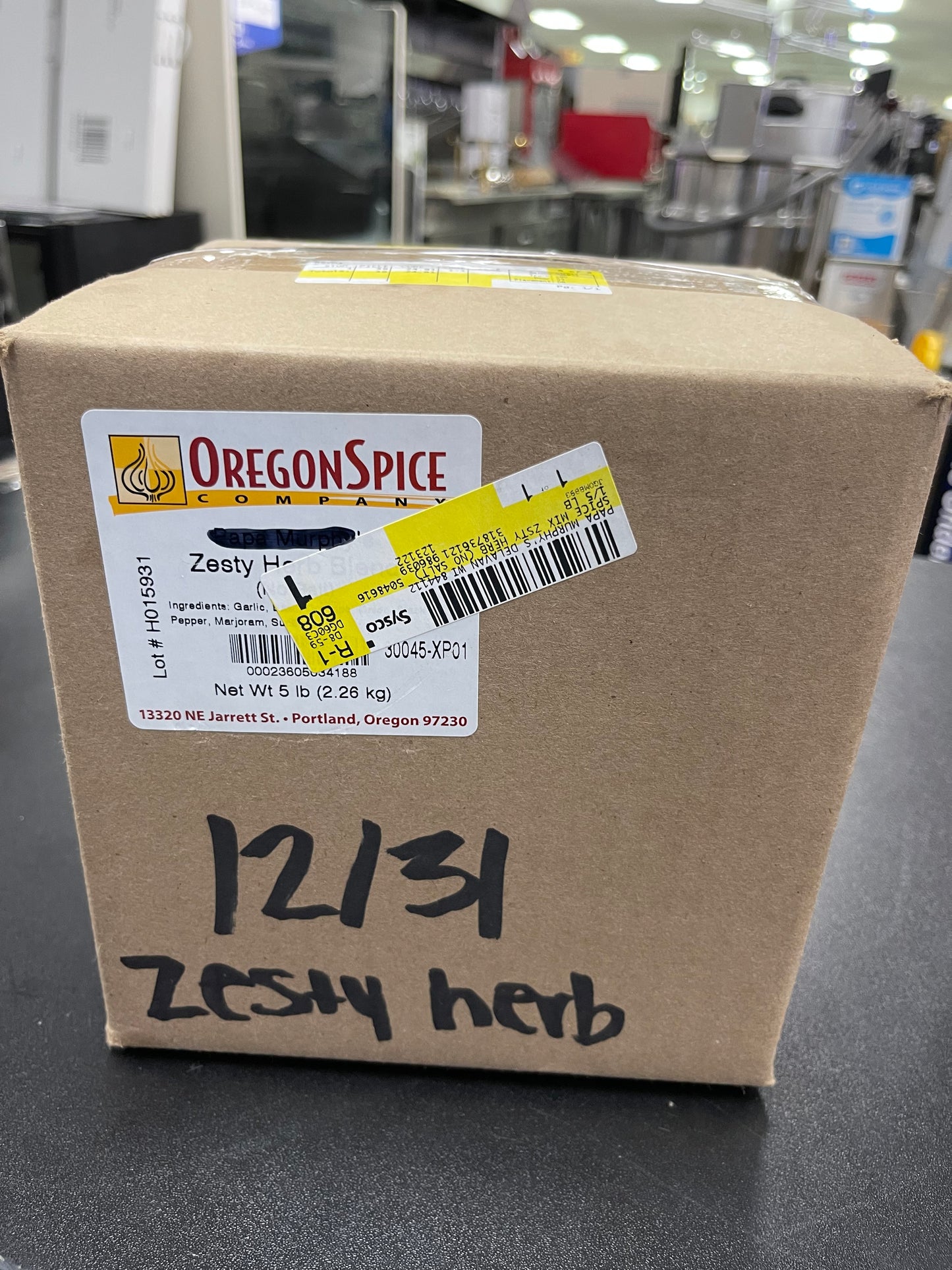 New Zesty Herb Pizza Spices 5lb Bag