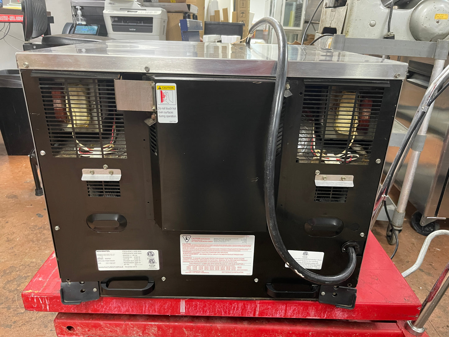 Used 2015 Amana MXP22 Accelerated Microwave Convection Oven 208/230V