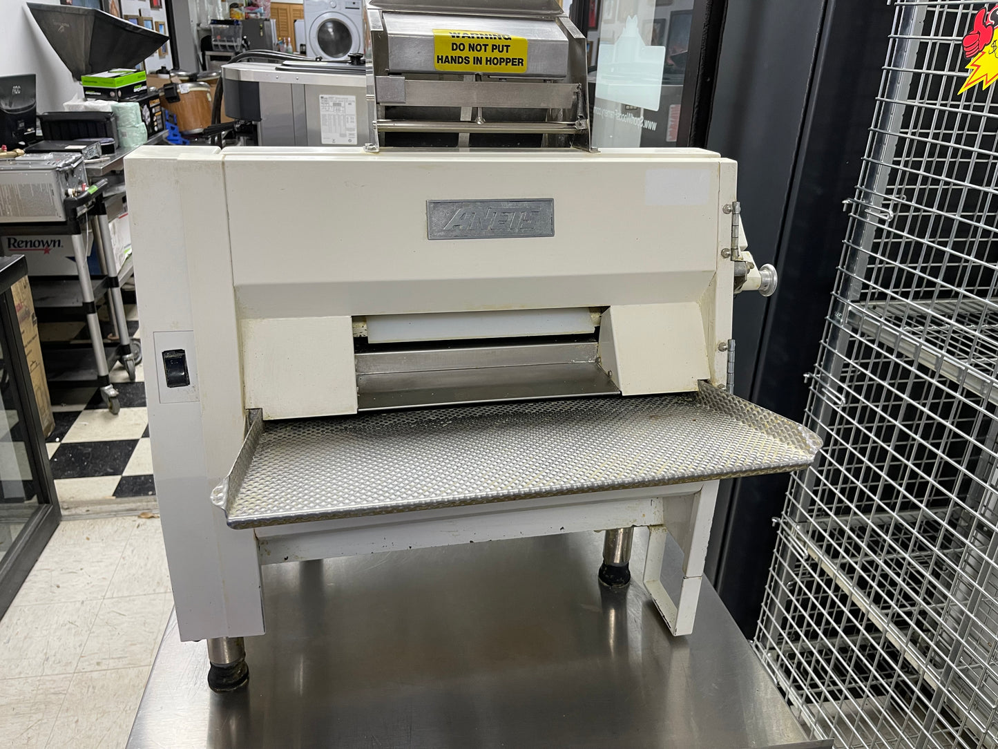 Used Anets SDR21 Pizza 2 Pass Dough Roller 120V - JS