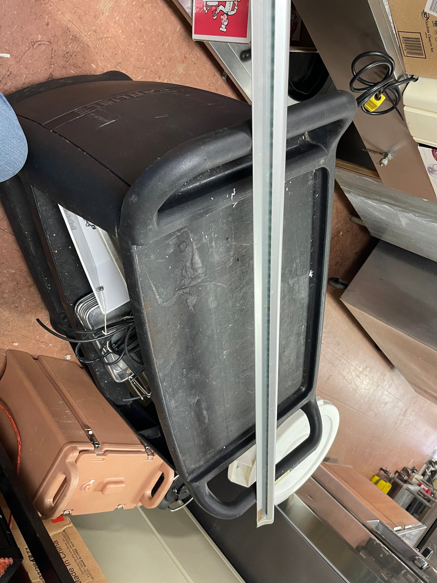 Used San Jamar CK6548A 48" x 2" Aluminum Wall Mounted Ticket Holder