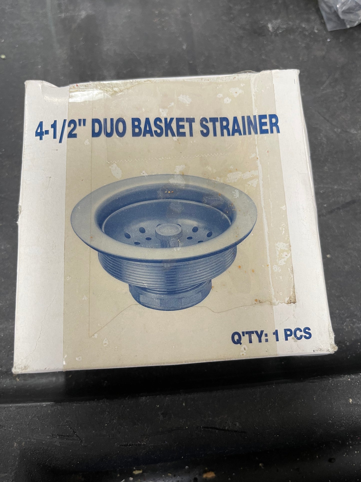 New ADVANCE TABCO K-6 Sink Drain 4 1/2" Stainless Steel Threaded