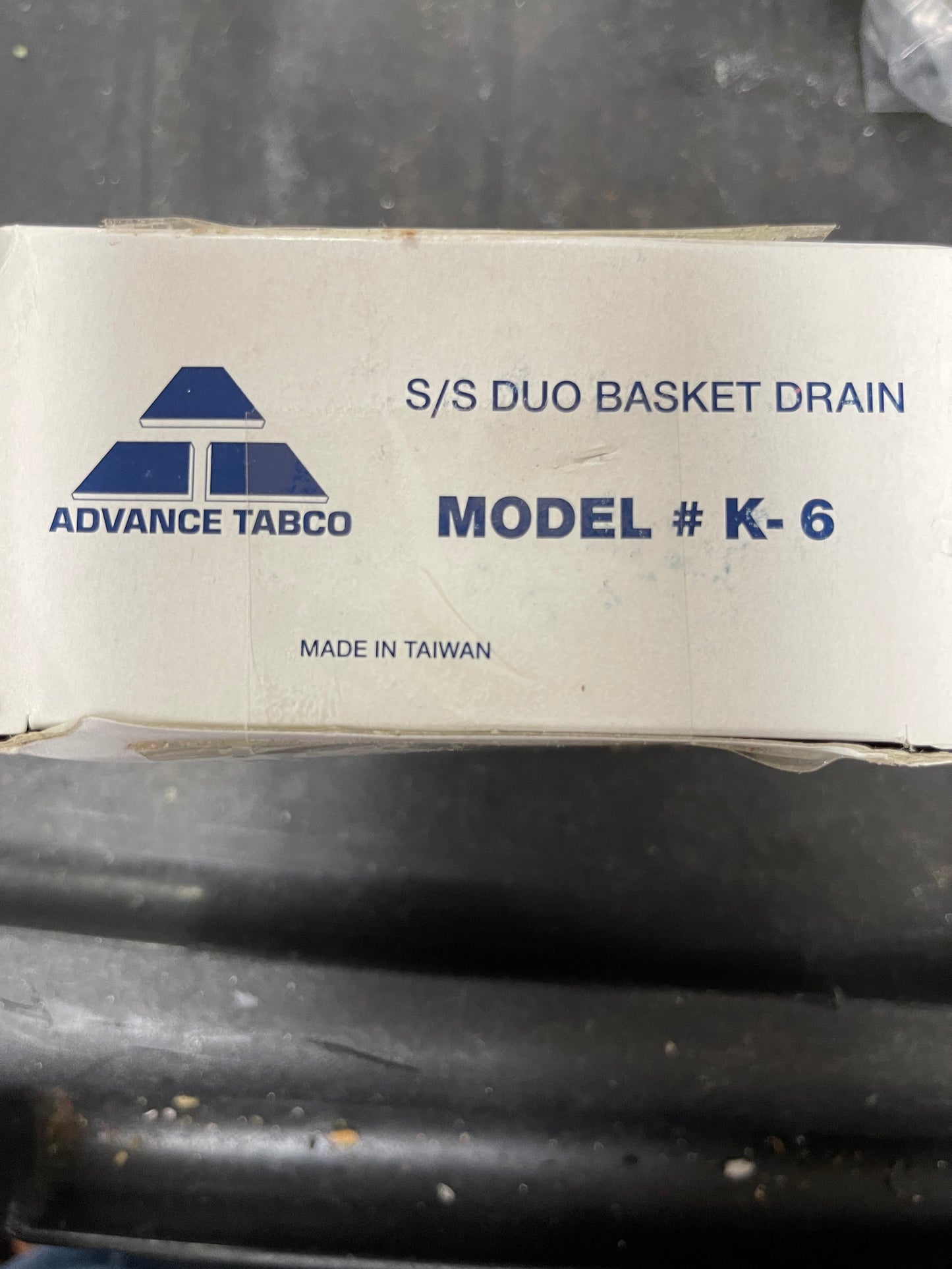 New ADVANCE TABCO K-6 Sink Drain 4 1/2" Stainless Steel Threaded