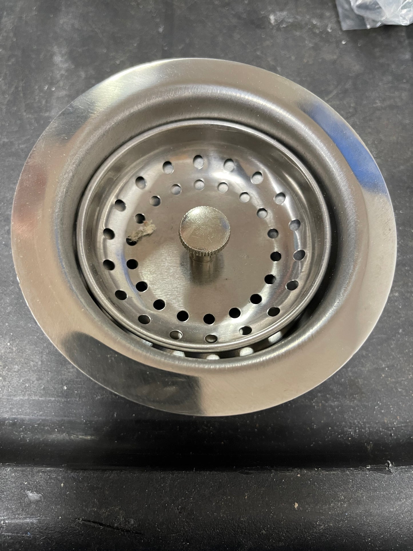 New ADVANCE TABCO K-6 Sink Drain 4 1/2" Stainless Steel Threaded