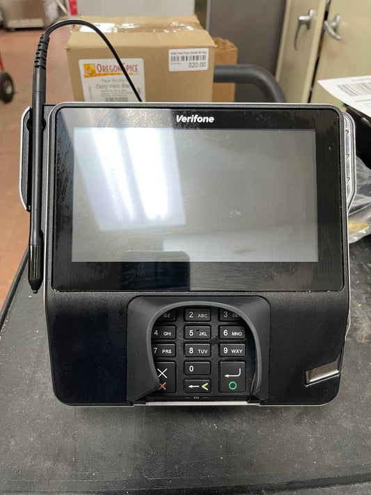 Used Verifone 367-2481-GP-E Card Reader Terminal with Mount