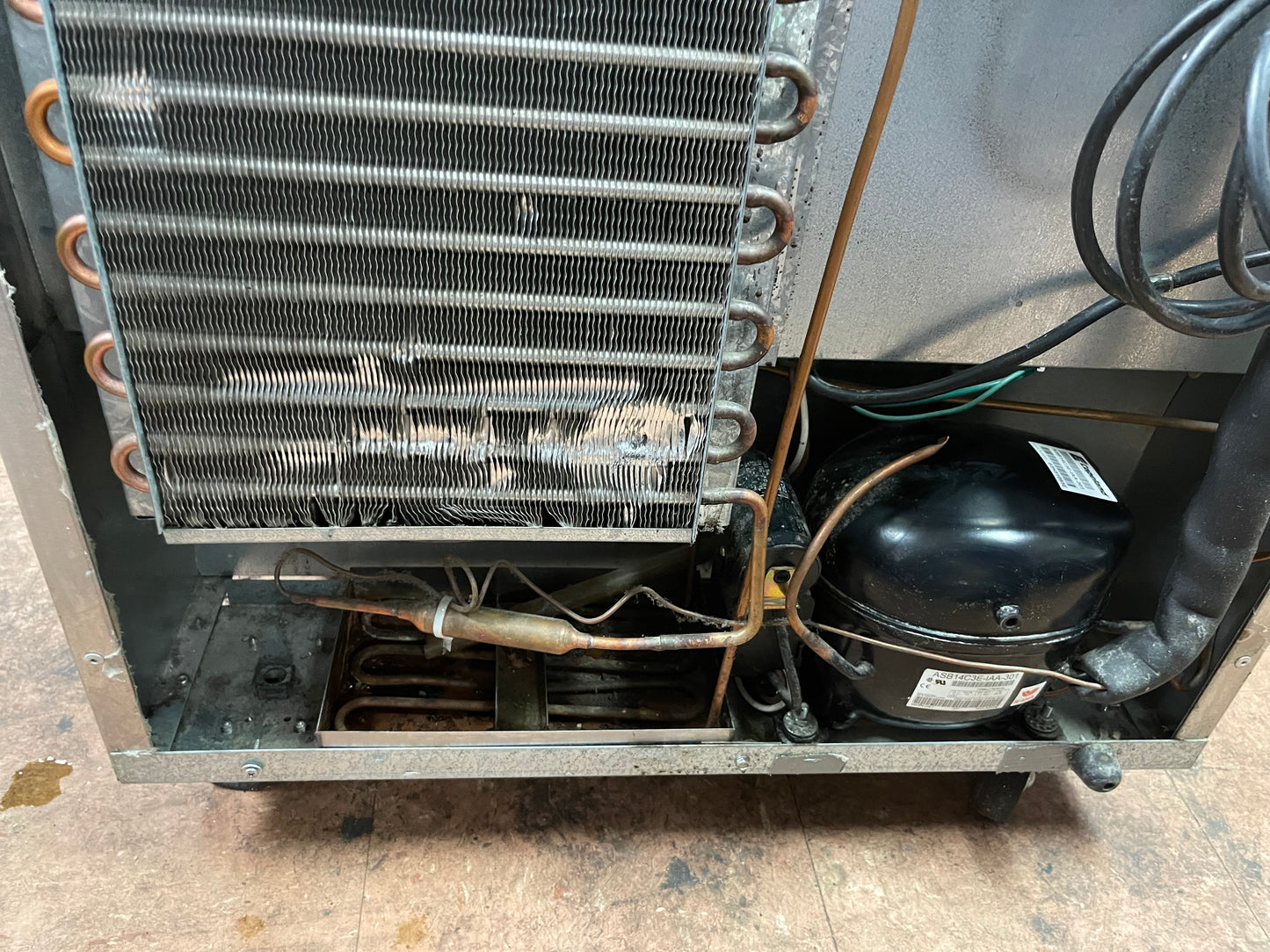 Used Delfield 406CA Undercounter Refrigerator with Casters 120V