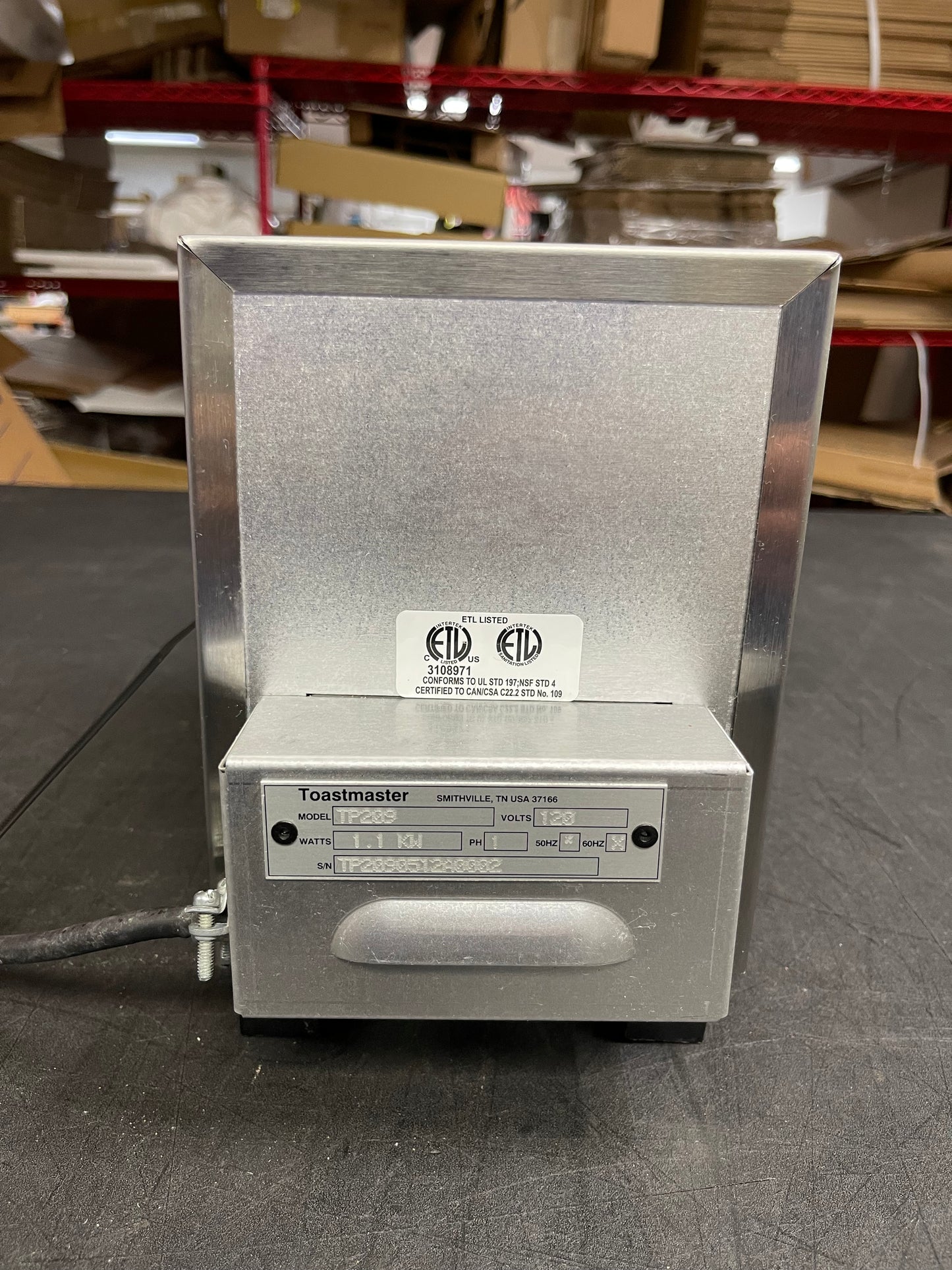 Used Toastmaster TP209 Standard 2 Slice Pop-up Commercial Bread Toaster 120V