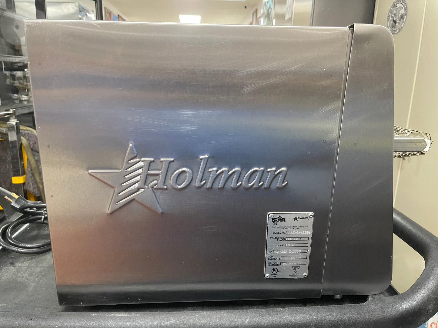 Used Star Holman RCSE-2-1200BK Commercial Conveyor Toaster 220V