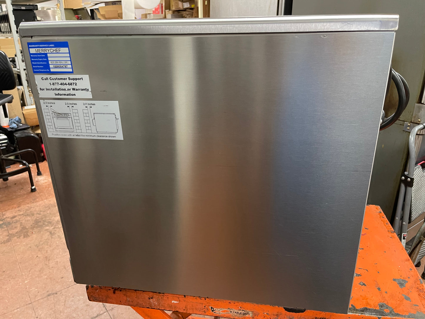 Used Merrychef 402S High-Speed Accelerated Cooking Countertop Oven 220V