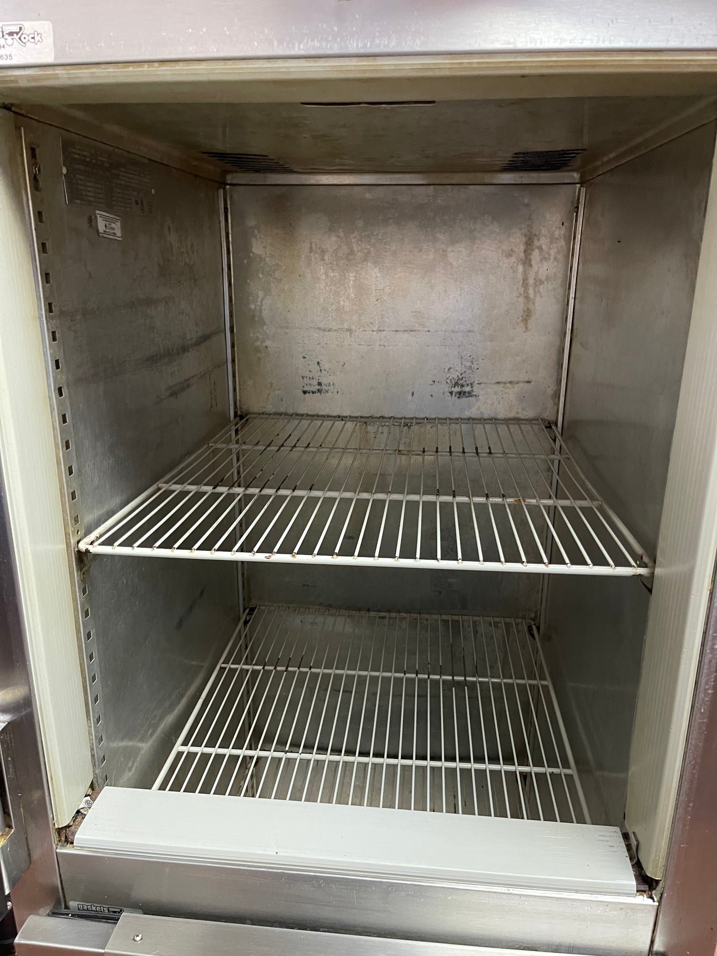 Used Victory FA-1D-S7-HD Commercial Split Solid Door Reach in Freezer 120V AS IS