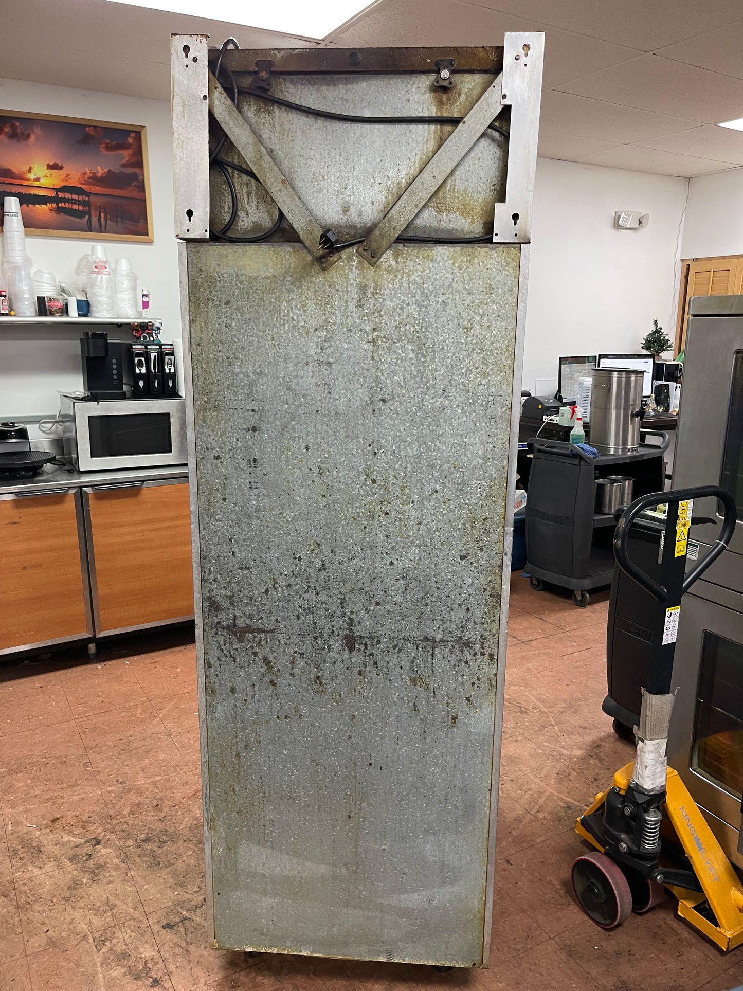Used Victory FA-1D-S7-HD Commercial Split Solid Door Reach in Freezer 120V AS IS