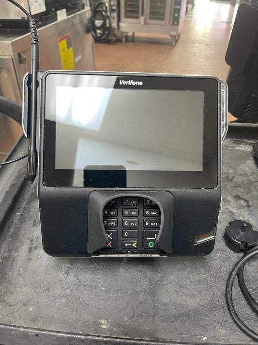 Used Verifone MX925 Card Payment POS Terminal with 23998 USB Cable and Base