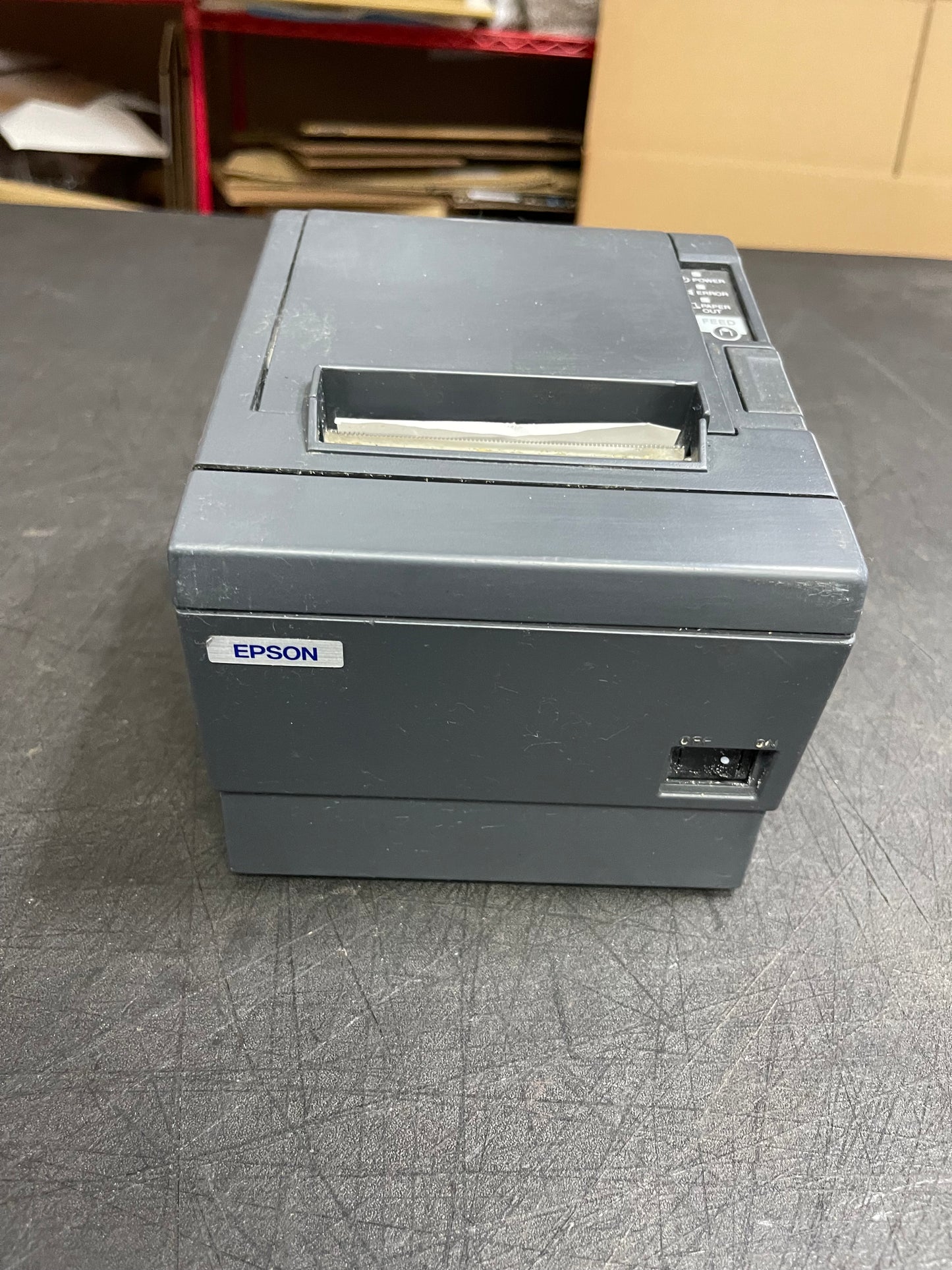 Used EPSON M129 Ethernet Thermal Receipt POS Printer