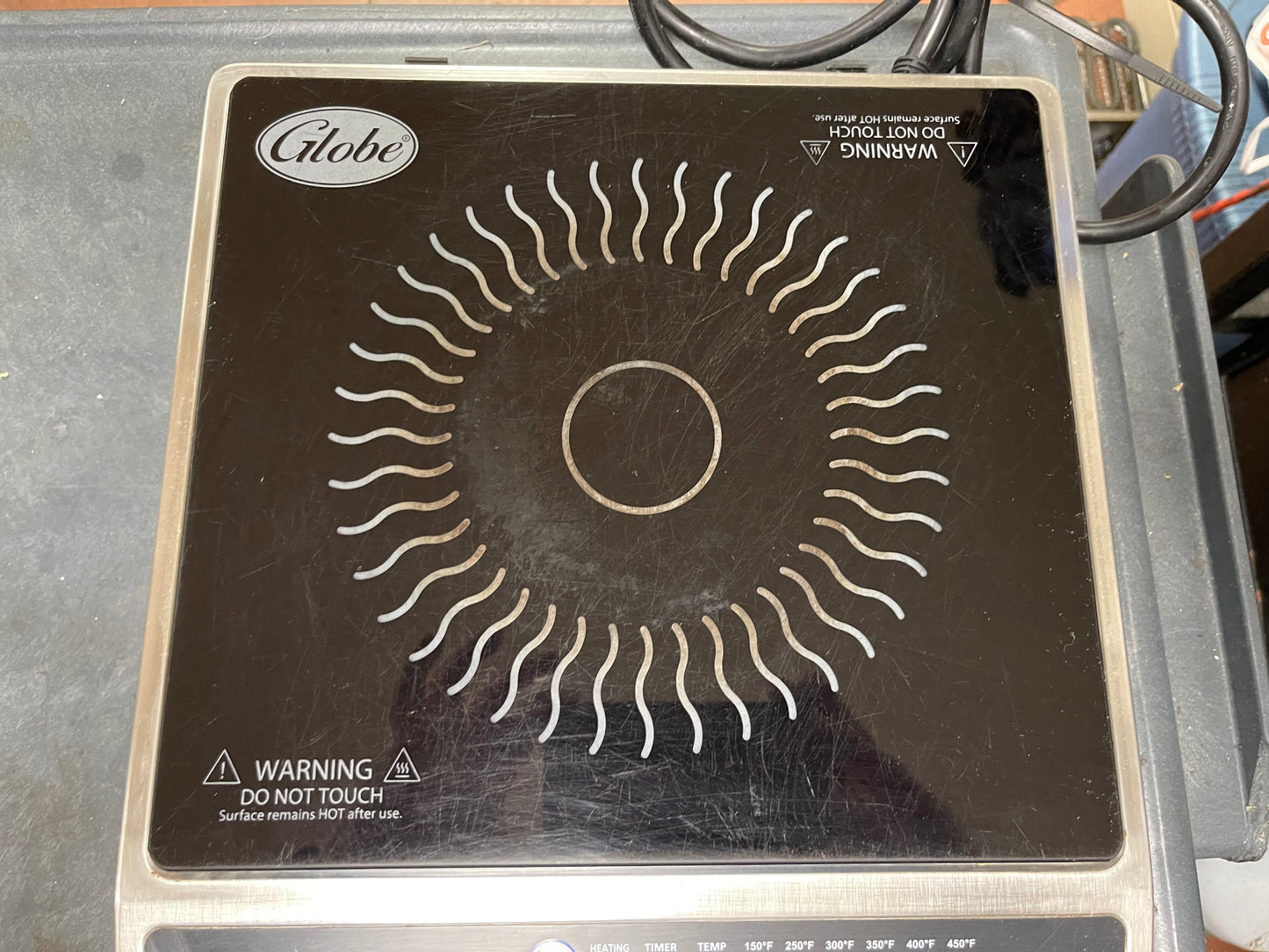 Used Globe IR1800 Ceramic Countertop Induction Range 120V 1800W - JS