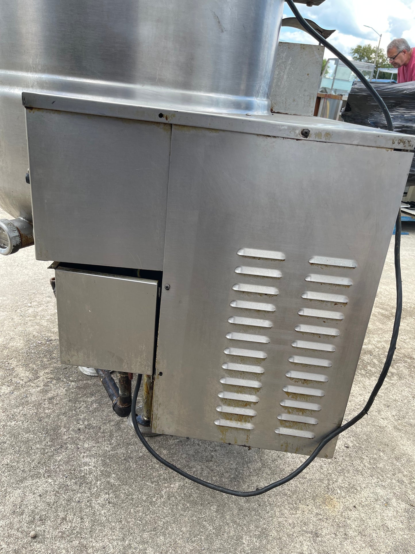 Used Cleveland KGL40 40 gal Commercial Steam Kettle Natural Gas AS IS