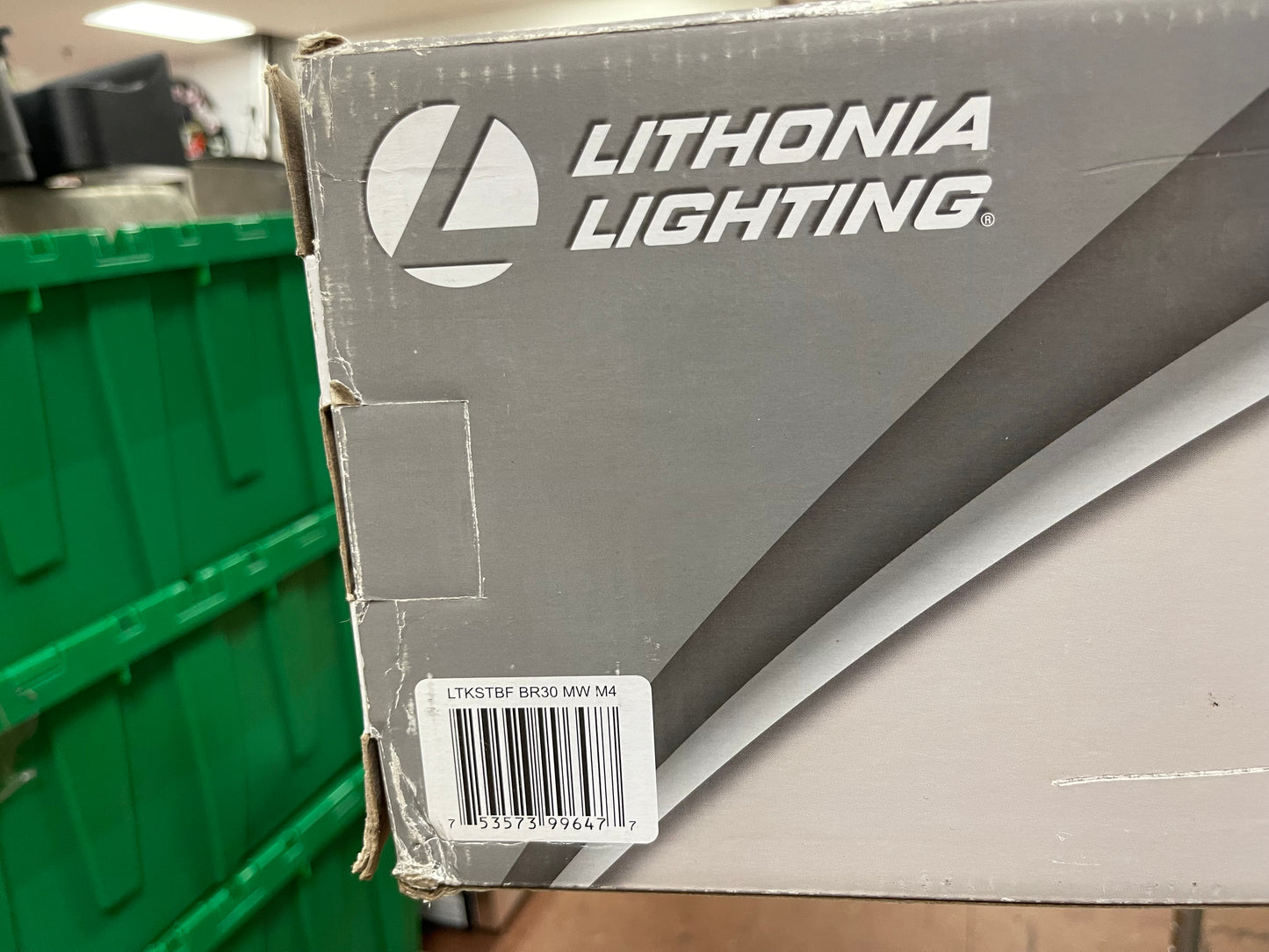 New Lithonia Lighting Series Track Kit 44" 3-Light Matte White LED Linear Track Lighting Kit