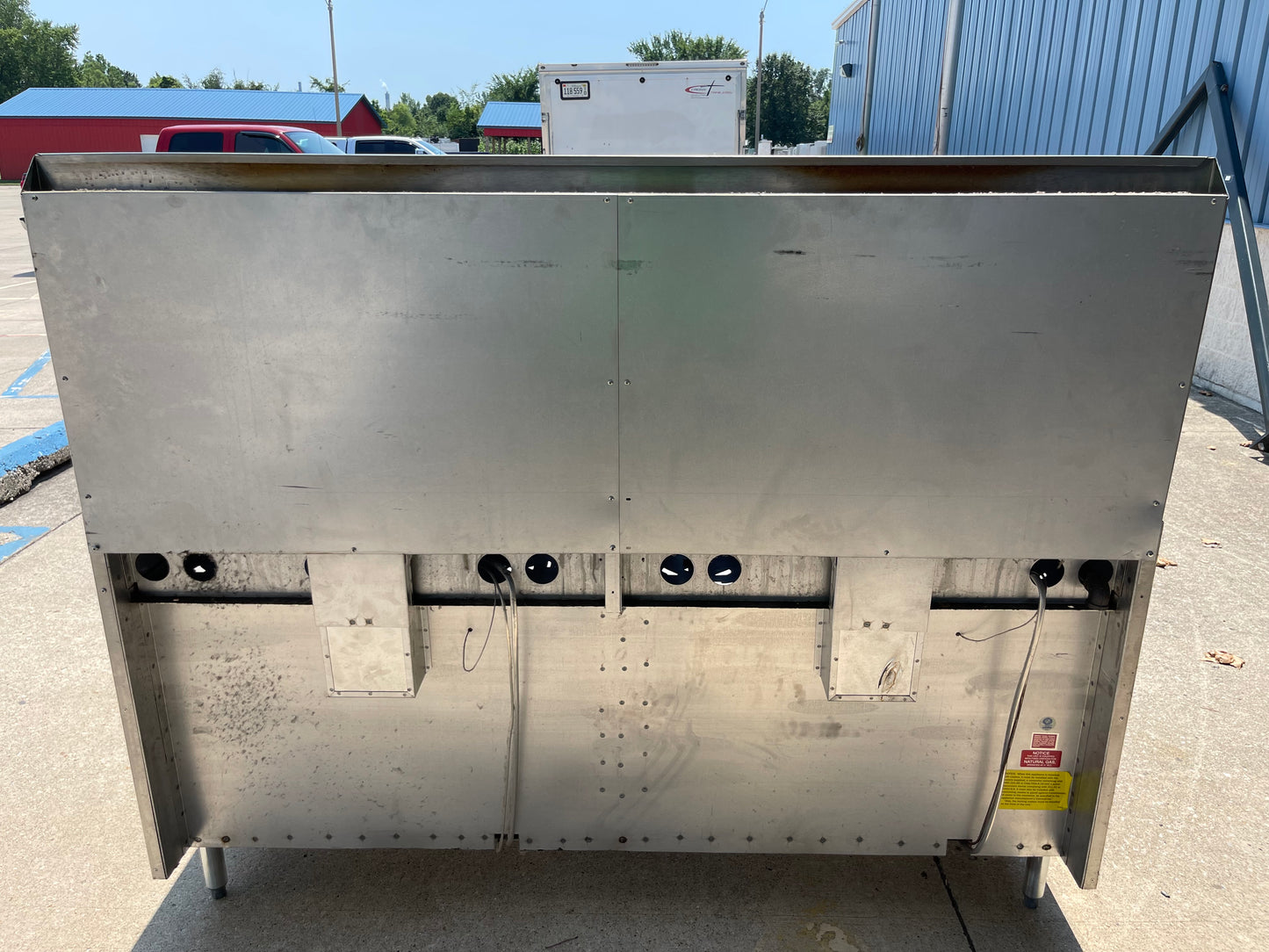 Used Comstock-Castle 2F330 72" NG Range Cooktop w/ 12 Burners and 2 Ovens