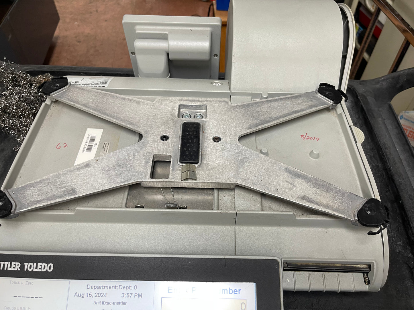 Used Toledo UCCW Smart Touch Counter Deli Produce Digital Scale with Printer 30lb