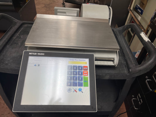 Used Toledo UCCW Smart Touch Counter Deli Produce Digital Scale with Printer 30lb