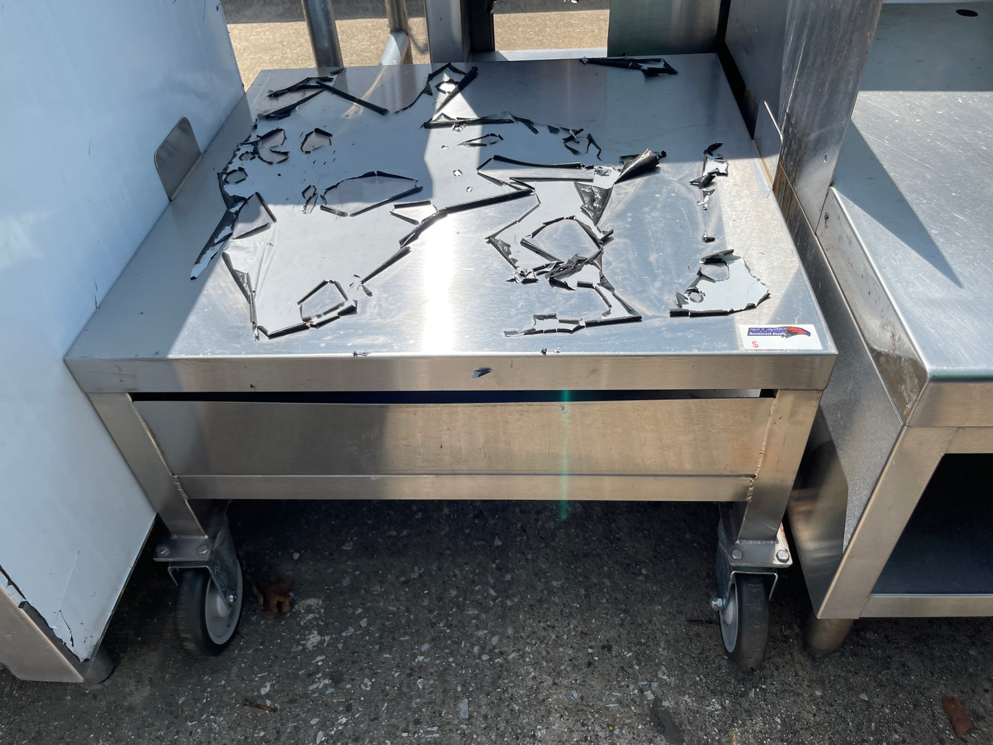 Used Stainless Steel Equipment Stand - SS73