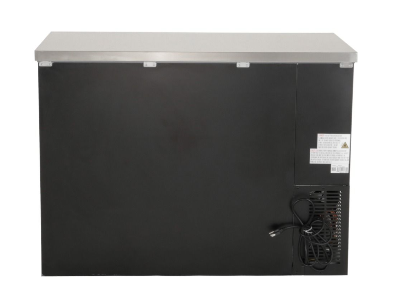 New Norpole NPGB-48 2 Glass Door 48" Back Bar Refrigerator