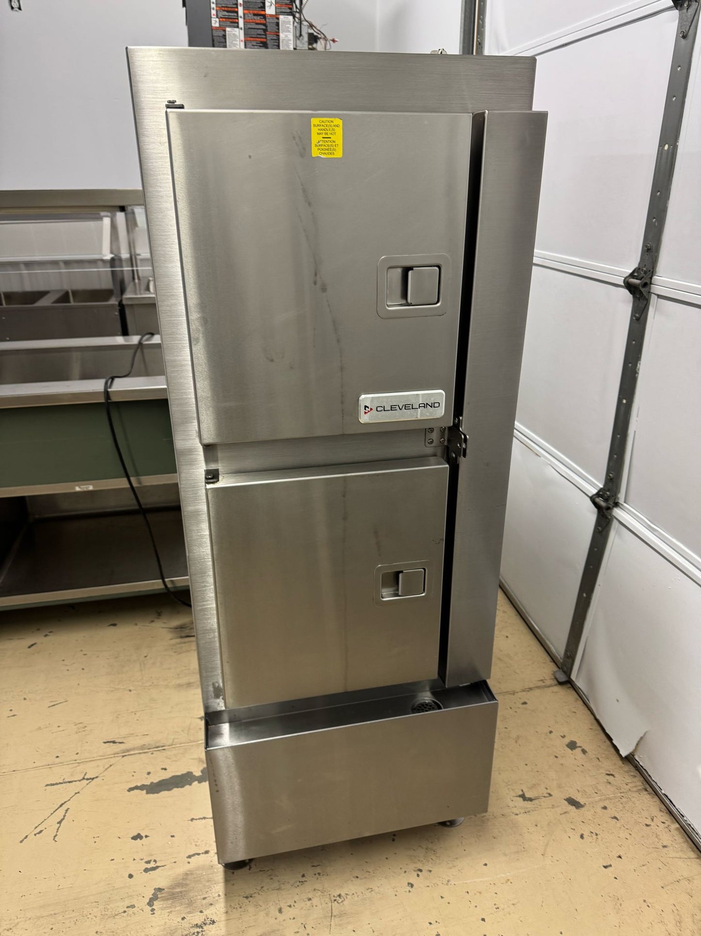 Used 2020 Cleveland 24-CGA-10.2 Convection Natural Gas 10 Pan Floor Steamer Oven