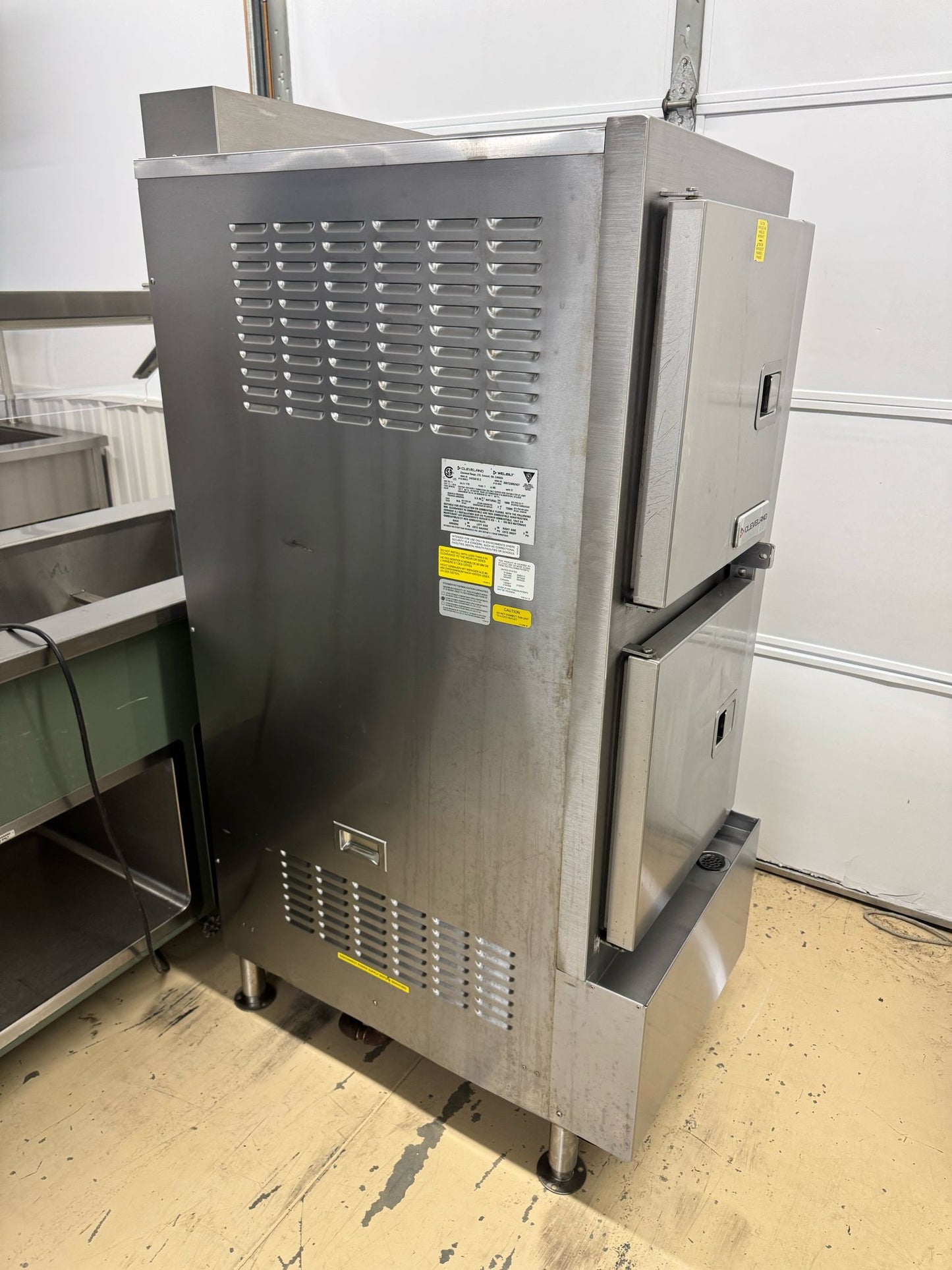 Used 2020 Cleveland 24-CGA-10.2 Convection Natural Gas 10 Pan Floor Steamer Oven