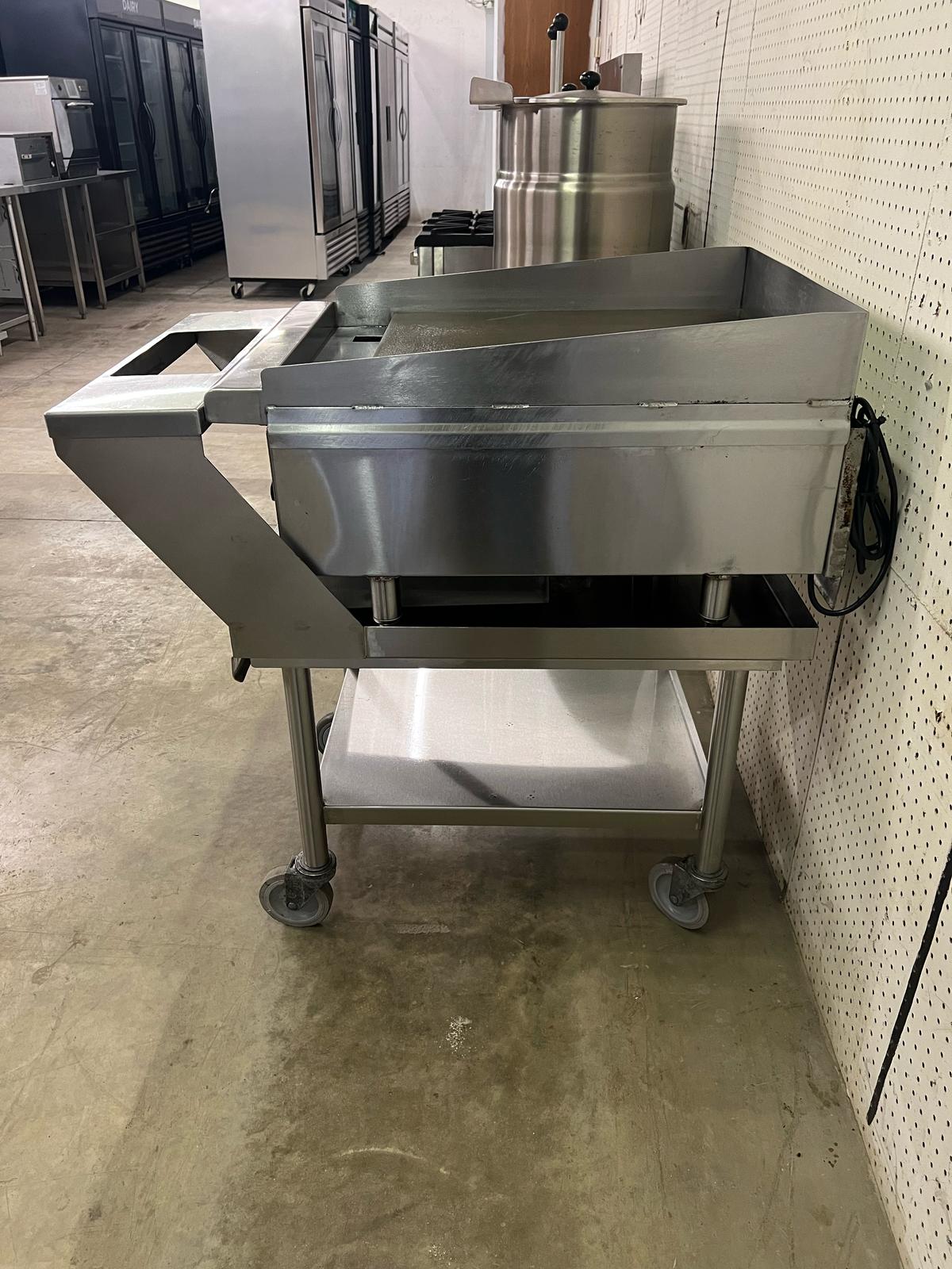 Used 24" Imperial ISCE-24 Thermostatic Gas Griddle with Equipment Stand