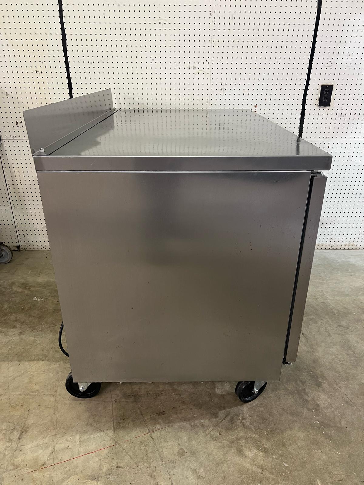 Used 48" Beverage Air WTRF48A Worktop 2 Section Refrigerator/Freezer 120V