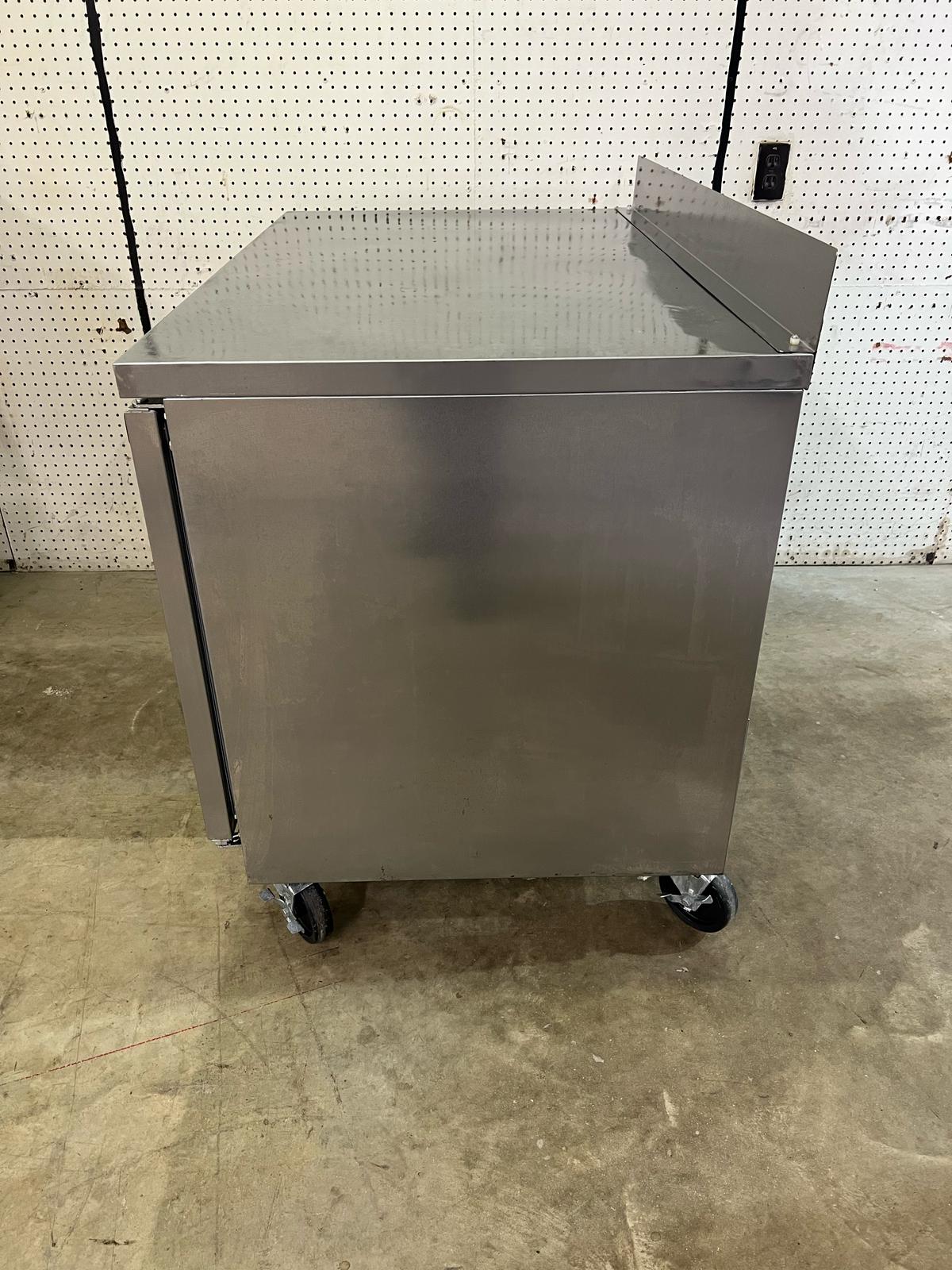 Used 48" Beverage Air WTRF48A Worktop 2 Section Refrigerator/Freezer 120V