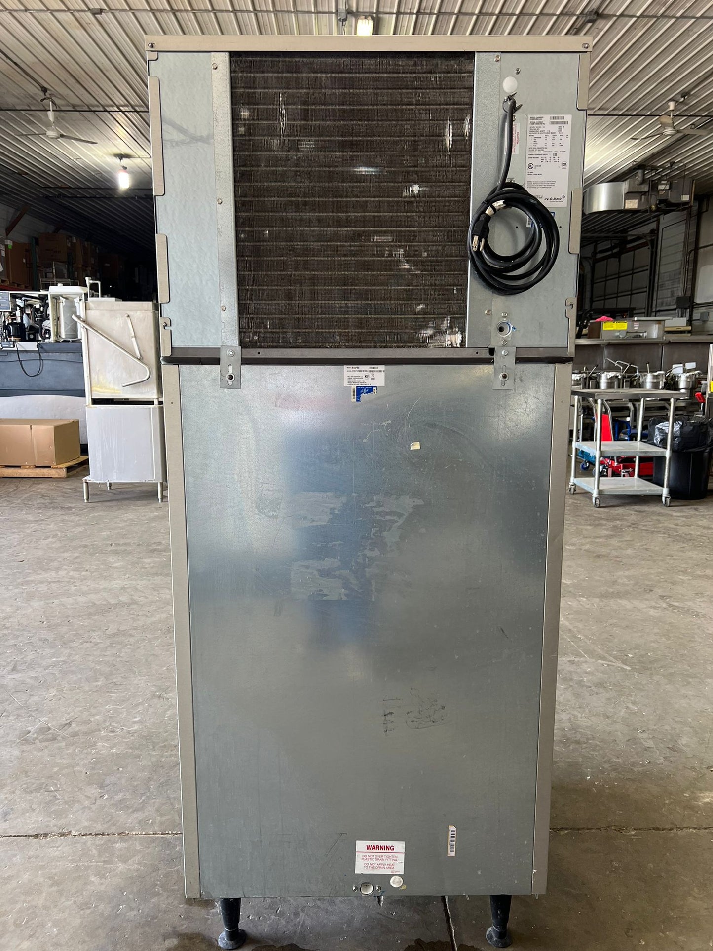 Used Ice-O-Matic CIM0530HA5 Half Dice Ice Machine 561lb with 510lb Bin 120V