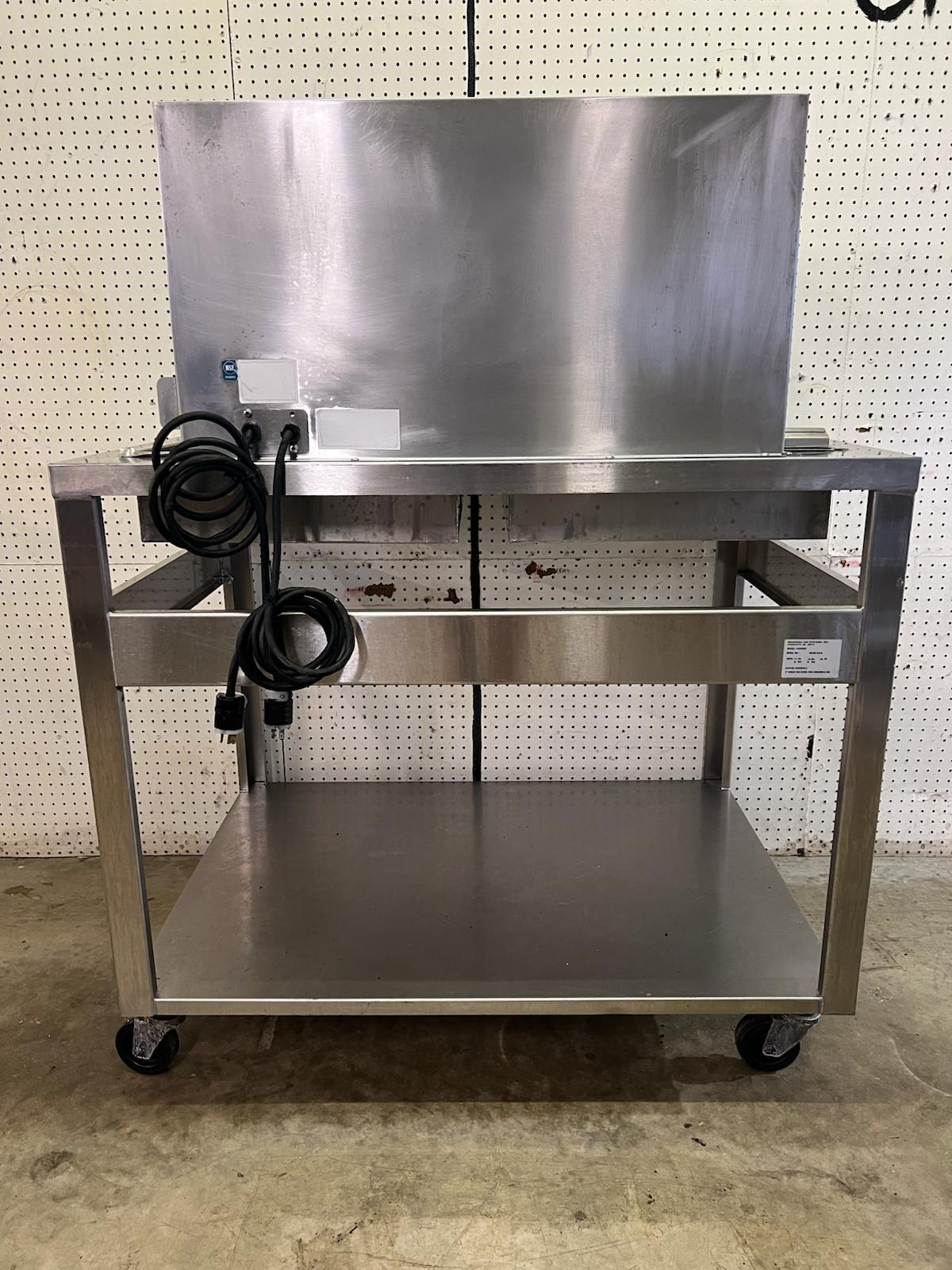 Used Marshall 145486SS Commercial Stainless Steel Deep Fryer Warming Dump Station 120V