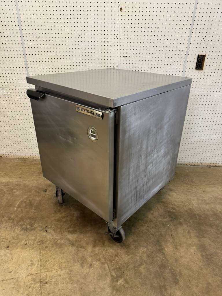 Used 27" Beverage-Air WTF27A Single Door Undercounter Worktop Freezer 120V