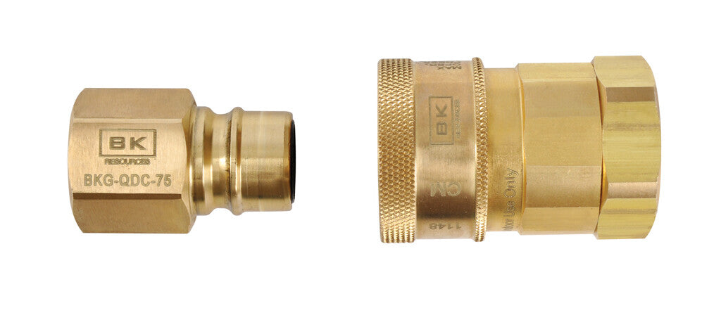 New BKG-QDC-75 | 3/4" Quick Disconnect Gas Fitting