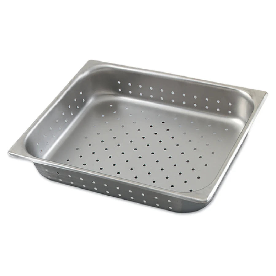 New Browne Half-Size Anti-Jam Perforated Steam Table Pan, 4" Deep NSF (21214)