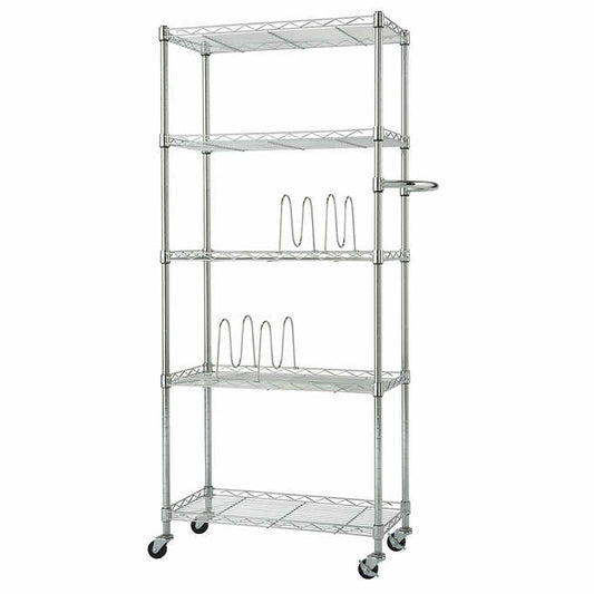 New TRINITY Basics EcoStorage 5-Tier Metal Shelving Rack