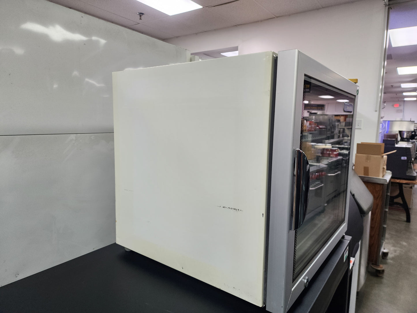 Used MetalFrio 1 Door Glass Freezer Model MSCTF-2