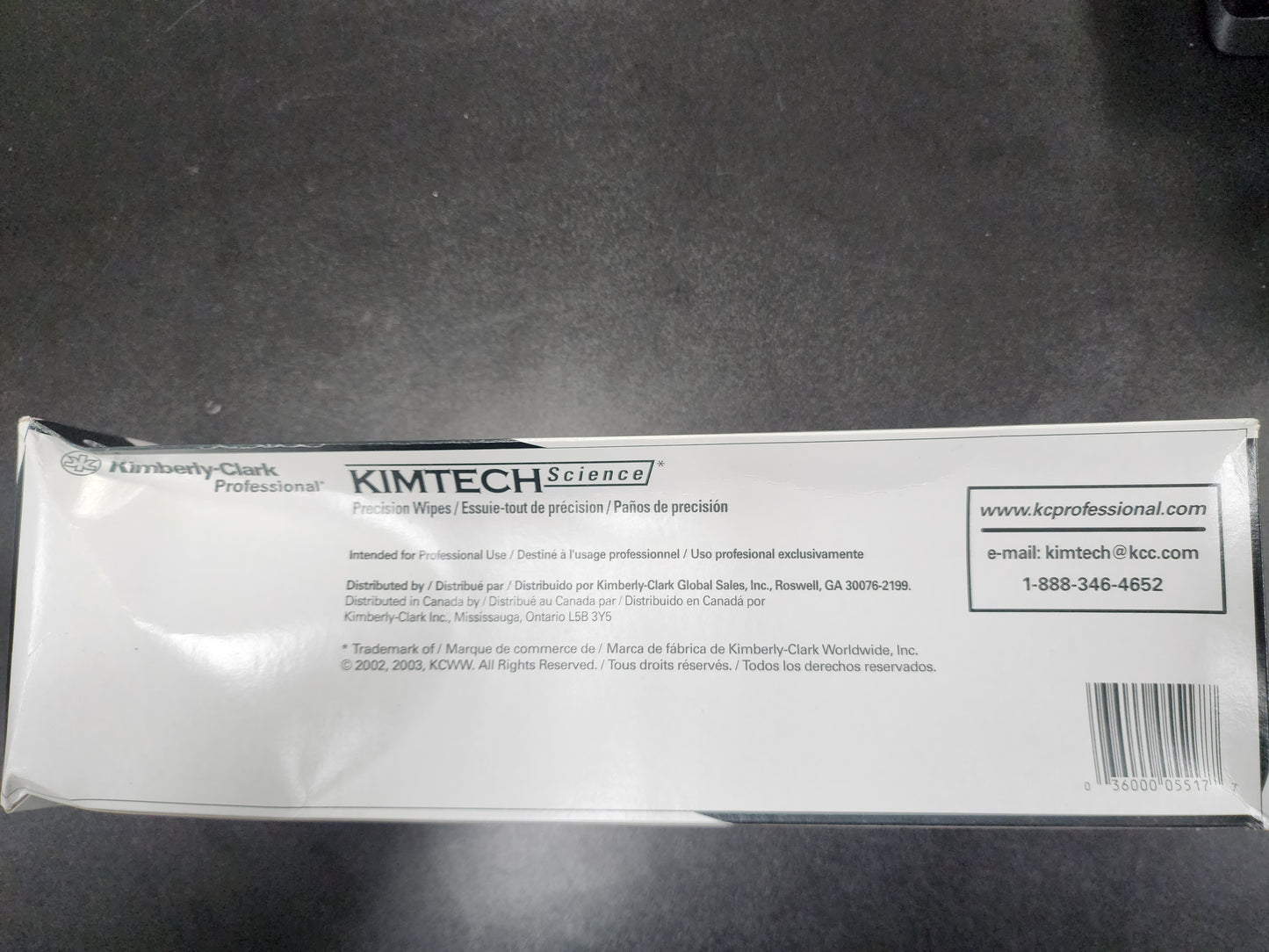 New Kimtech 05517 Precision Wipers, POP-UP Box, 2-Ply, 14.7 x 16.6, White, 90 per Box