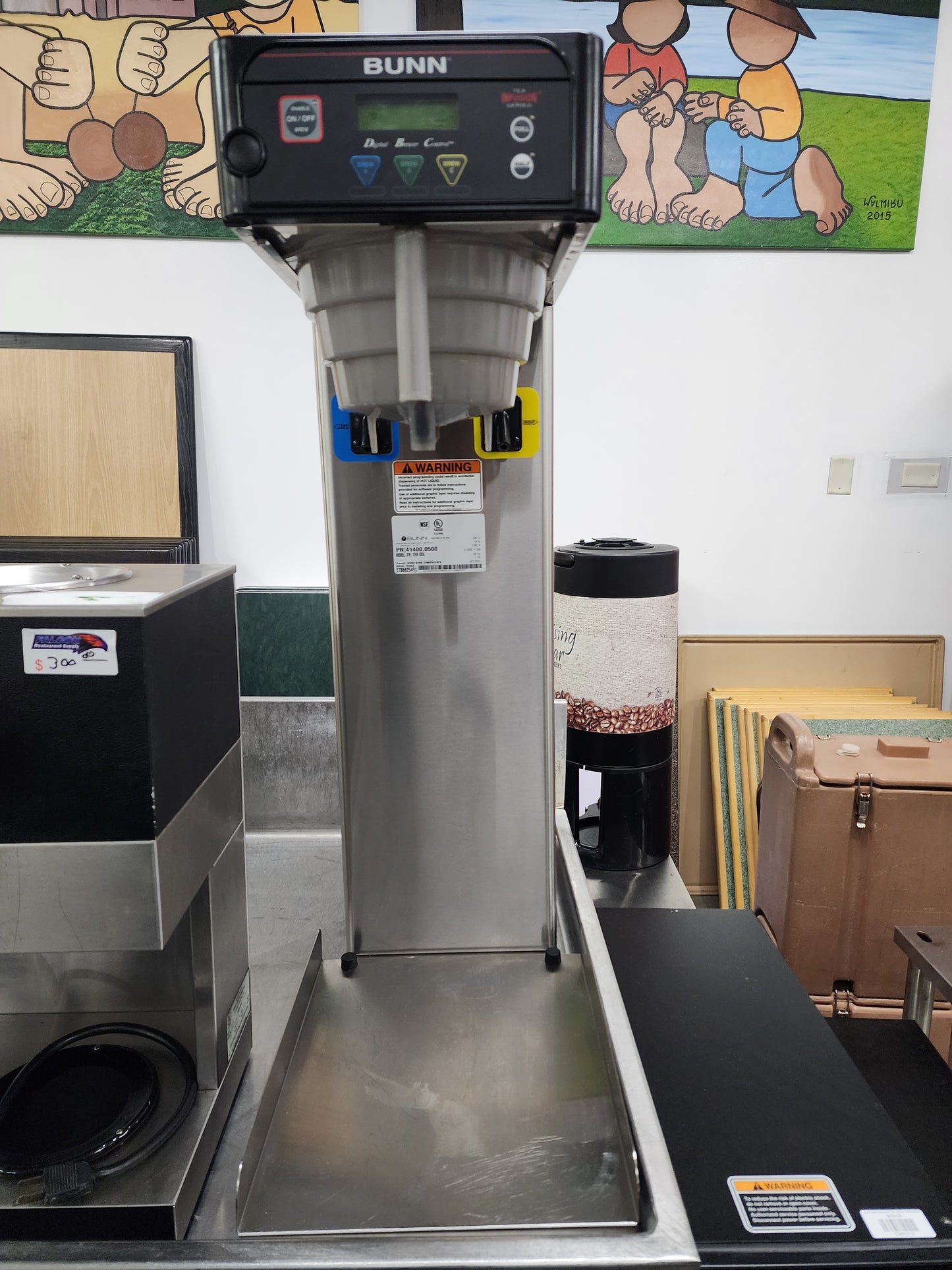 Used Bunn 35700.0330 ITCB-DV ITCB-DV Infusion Tea and Coffee Brewer Machine w/Tray 120V