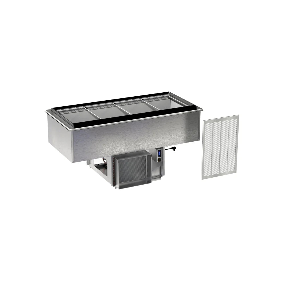 New 2018 44" Delfield N8144-FA Self-Contained Forced Air Refrigerated Drop-In 120V