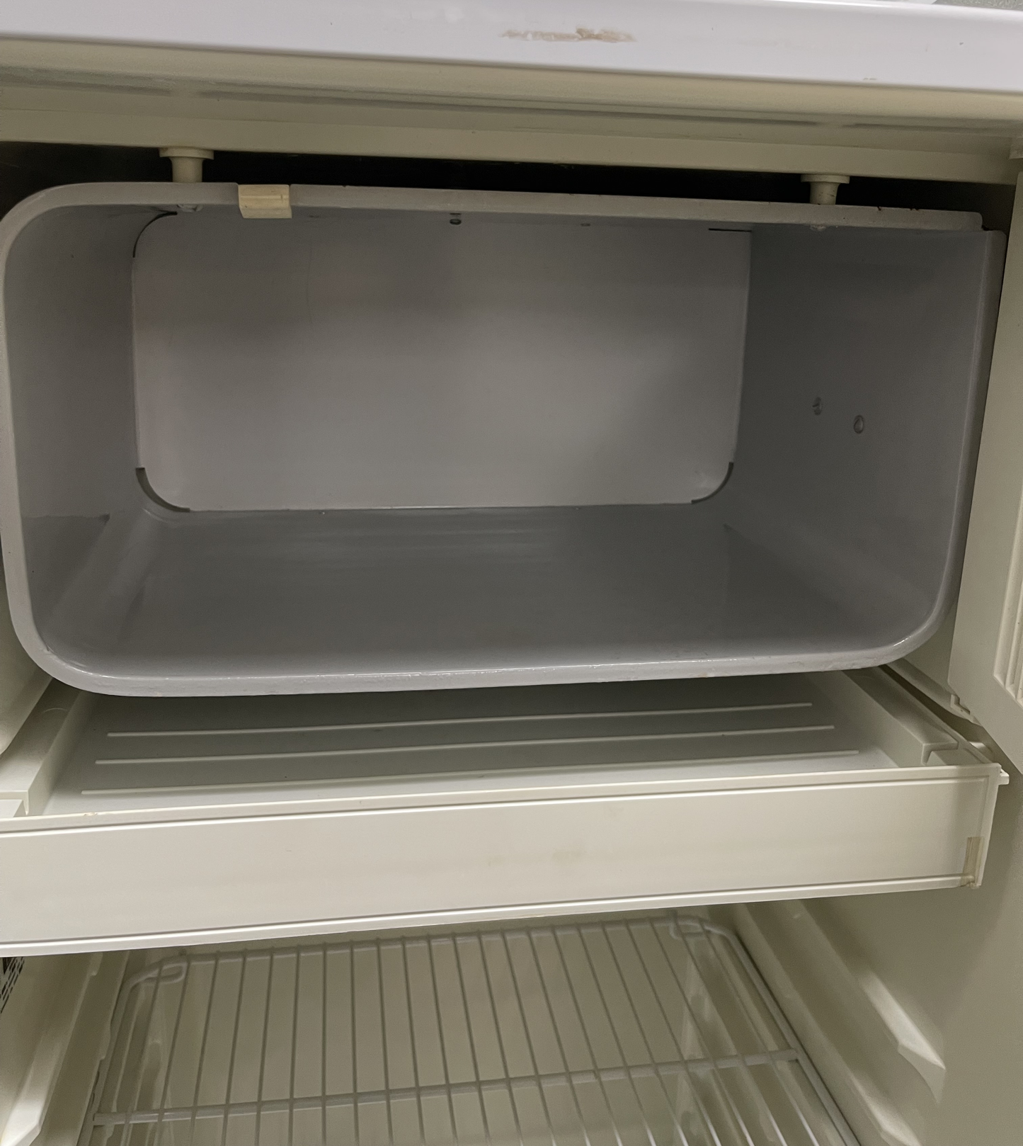 Used GE Single Door White Refrigerator with Freezer 120V