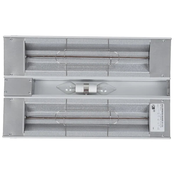 New Hatco GRAHL-24D Glo-Ray 24" Aluminum Infrared Food Warmer 120/240V - TH1