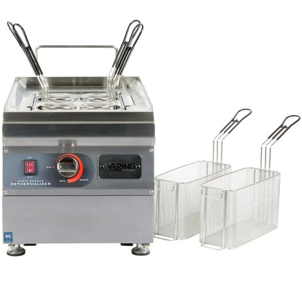 New Waring WPC100 3.5 Gallon Electric Pasta Cooker Rethermalizer - 240V, 3600W - JS