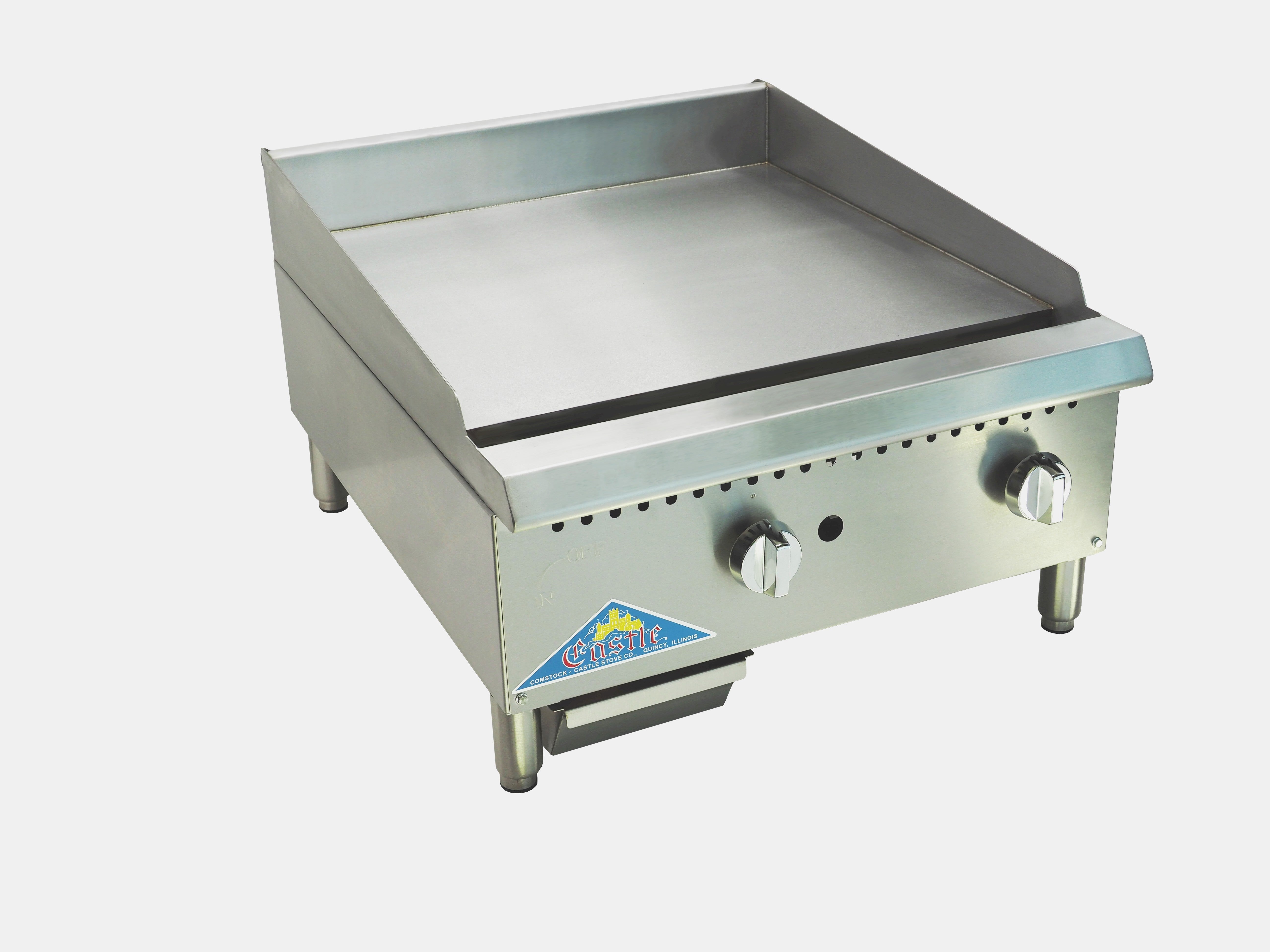 New Comstock Castle CCHG-36T-1 Thermostatic control NAT. Gas Countertop Griddle  36", 1" Plate, 90,000 BTU