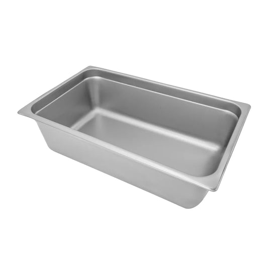 New Browne Full-Size Anti-Jam Steam Table Pan 6" Deep, 22 Gauge NSF (22006)