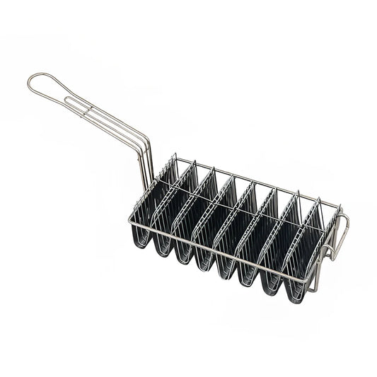 New Browne Taco Basket, Hold 8 Shells, 12x6.5x3"/30.5x16.5x7.6cm (79218)