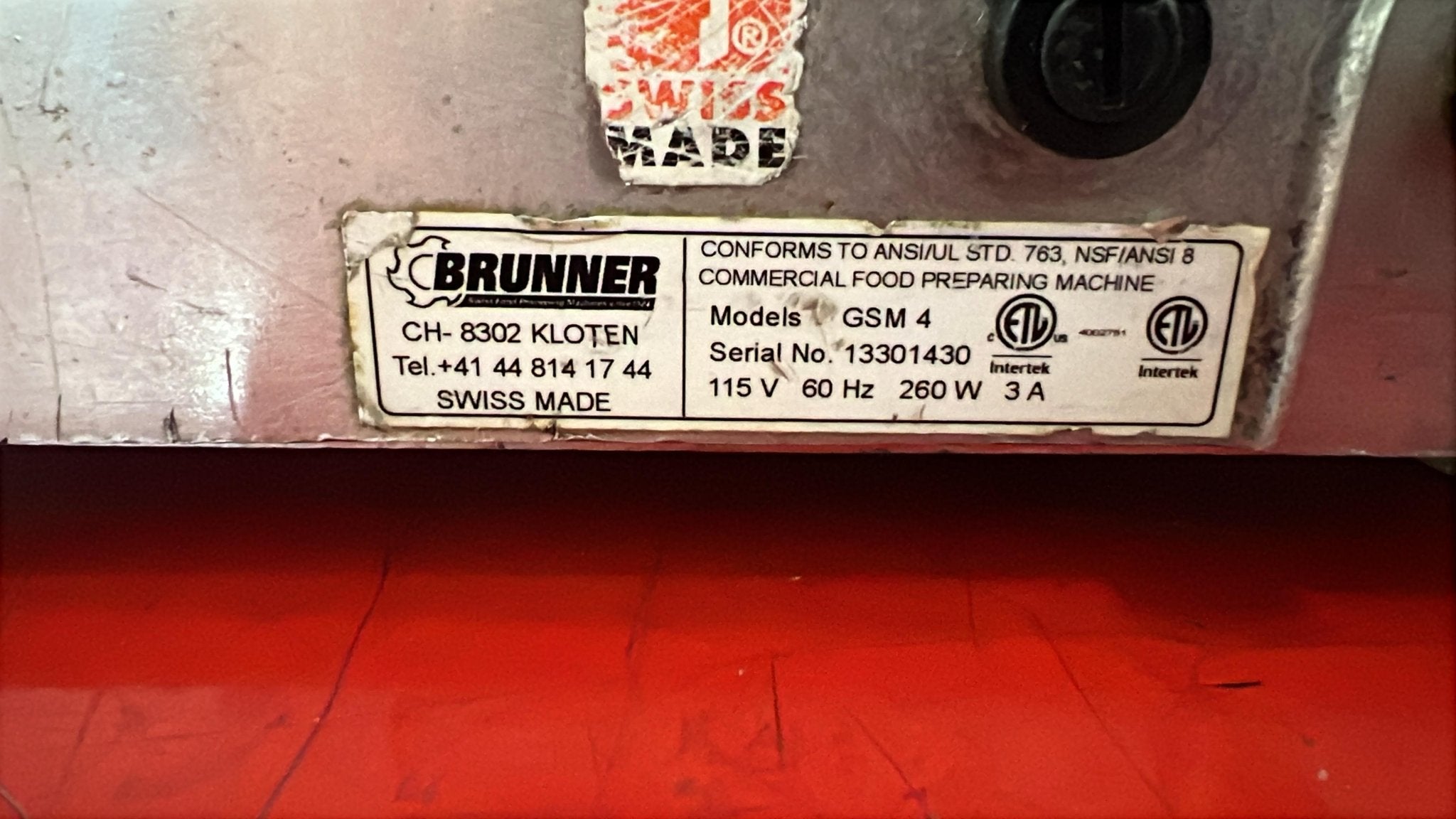 Used Piper Products GSM 4 Anliker Electric Food Processor w/ Cast Aluminum Housing - TH1 - Falcon Restaurant Supply - 7