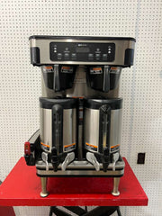 Used Bunn 51200.0104 Infusion Stainless/Black Twin Automatic Coffee Brewer 120/240V